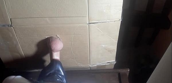  Laura On Heels model 2021 her first gloryhole. She sucks a dick and receives and huge load of cum